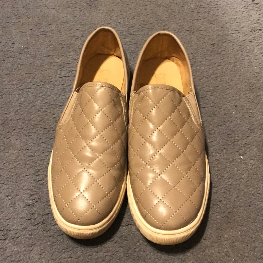 Tan sneakers